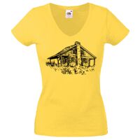 Lady-fit Valueweight V-Neck T-Shirt Thumbnail