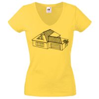 Lady-fit Valueweight V-Neck T-Shirt Thumbnail