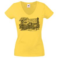 Lady-fit Valueweight V-Neck T-Shirt Thumbnail