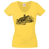 Lady-fit Valueweight V-Neck T-Shirt Thumbnail