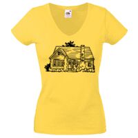 Lady-fit Valueweight V-Neck T-Shirt Thumbnail