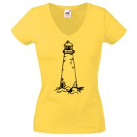 Lady-fit Valueweight V-Neck T-Shirt Thumbnail