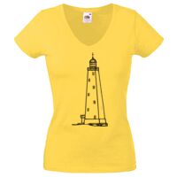 Lady-fit Valueweight V-Neck T-Shirt Thumbnail