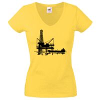 Lady-fit Valueweight V-Neck T-Shirt Thumbnail