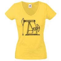 Lady-fit Valueweight V-Neck T-Shirt Thumbnail