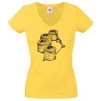 Lady-fit Valueweight V-Neck T-Shirt Thumbnail