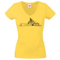 Lady-fit Valueweight V-Neck T-Shirt Thumbnail