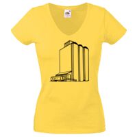 Lady-fit Valueweight V-Neck T-Shirt Thumbnail