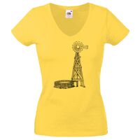 Lady-fit Valueweight V-Neck T-Shirt Thumbnail