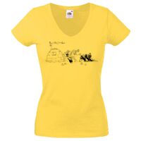 Lady-fit Valueweight V-Neck T-Shirt Thumbnail