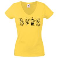 Lady-fit Valueweight V-Neck T-Shirt Thumbnail