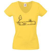 Lady-fit Valueweight V-Neck T-Shirt Thumbnail