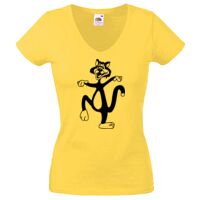 Lady-fit Valueweight V-Neck T-Shirt Thumbnail