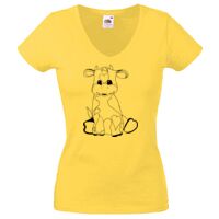Lady-fit Valueweight V-Neck T-Shirt Thumbnail