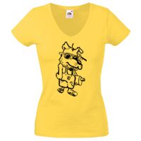 Lady-fit Valueweight V-Neck T-Shirt Thumbnail