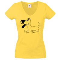 Lady-fit Valueweight V-Neck T-Shirt Thumbnail