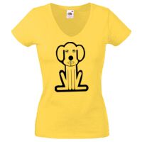 Lady-fit Valueweight V-Neck T-Shirt Thumbnail