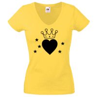 Lady-fit Valueweight V-Neck T-Shirt Thumbnail