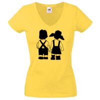 Lady-fit Valueweight V-Neck T-Shirt Thumbnail