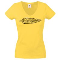Lady-fit Valueweight V-Neck T-Shirt Thumbnail