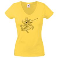 Lady-fit Valueweight V-Neck T-Shirt Thumbnail