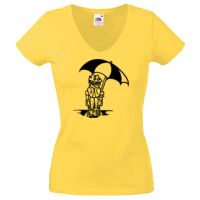 Lady-fit Valueweight V-Neck T-Shirt Thumbnail