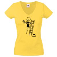 Lady-fit Valueweight V-Neck T-Shirt Thumbnail