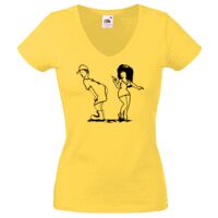 Lady-fit Valueweight V-Neck T-Shirt Thumbnail