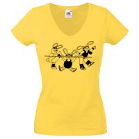 Lady-fit Valueweight V-Neck T-Shirt Thumbnail