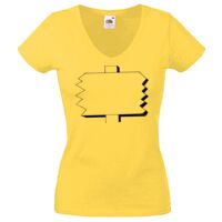 Lady-fit Valueweight V-Neck T-Shirt Thumbnail