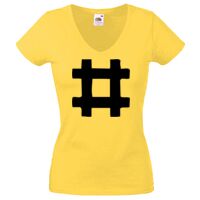 Lady-fit Valueweight V-Neck T-Shirt Thumbnail
