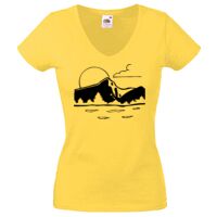 Lady-fit Valueweight V-Neck T-Shirt Thumbnail
