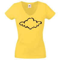 Lady-fit Valueweight V-Neck T-Shirt Thumbnail