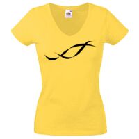 Lady-fit Valueweight V-Neck T-Shirt Thumbnail