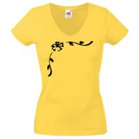 Lady-fit Valueweight V-Neck T-Shirt Thumbnail
