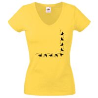 Lady-fit Valueweight V-Neck T-Shirt Thumbnail