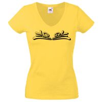Lady-fit Valueweight V-Neck T-Shirt Thumbnail