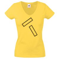 Lady-fit Valueweight V-Neck T-Shirt Thumbnail