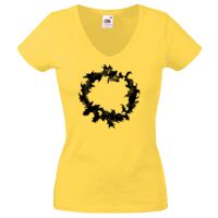Lady-fit Valueweight V-Neck T-Shirt Thumbnail