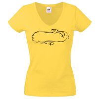 Lady-fit Valueweight V-Neck T-Shirt Thumbnail