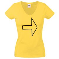 Lady-fit Valueweight V-Neck T-Shirt Thumbnail