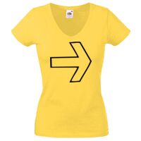 Lady-fit Valueweight V-Neck T-Shirt Thumbnail