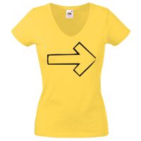 Lady-fit Valueweight V-Neck T-Shirt Thumbnail