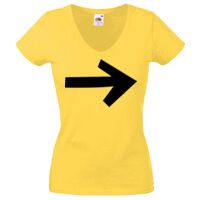 Lady-fit Valueweight V-Neck T-Shirt Thumbnail