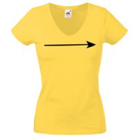 Lady-fit Valueweight V-Neck T-Shirt Thumbnail