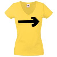 Lady-fit Valueweight V-Neck T-Shirt Thumbnail
