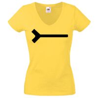 Lady-fit Valueweight V-Neck T-Shirt Thumbnail
