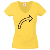 Lady-fit Valueweight V-Neck T-Shirt Thumbnail