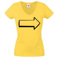Lady-fit Valueweight V-Neck T-Shirt Thumbnail