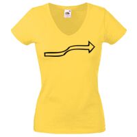 Lady-fit Valueweight V-Neck T-Shirt Thumbnail